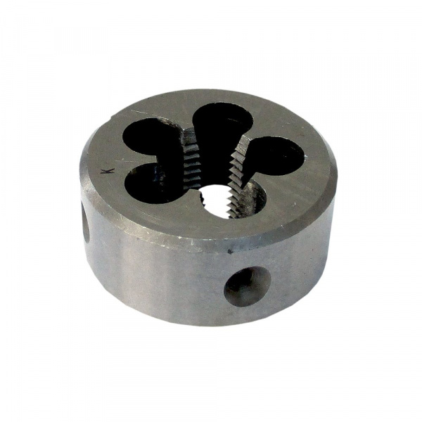 Плашка круглая Ø К 1/8" для конической дюймовой резьбы 9ХС