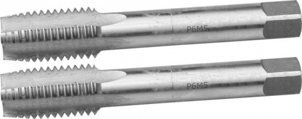 Метчик машинно-ручной Ø M 10 * 1,5 мм комплектный сквозной Р6М5